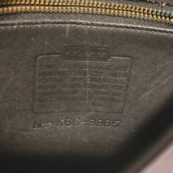 Coach Legacy Small Flap Saddle Bag 9965 Vintage Black GUC Clean. Turnlock. - Picture 9 of 16